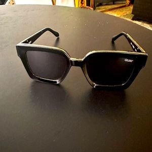 Black and gold trim “Quay Australia “ sunglasses